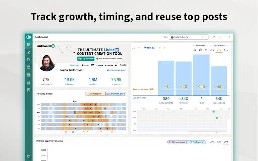 AuthoredUp: Potencia tu contenido en LinkedIn y haz crecer tu marca - Screenshot 1