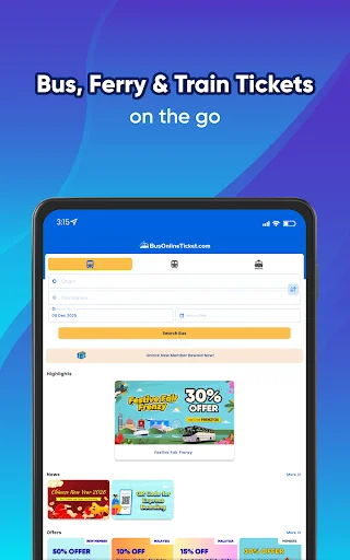 BusOnlineTicket: Reserva tus viajes en bus, ferry y tren fácil - Screenshot 16
