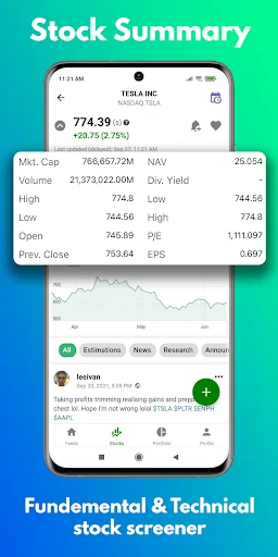 Descarga InvestingNote: Rastreador de Acciones, Forex y Cripto - Screenshot 4
