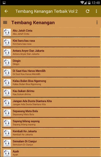 Descargar Koleksi Tembang Kenangan – La mejor música del recuerdo - Screenshot 5