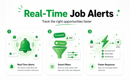 UpCat: Mejora tus propuestas en Upwork con IA y Alertas en Tiempo Real - Screenshot 3