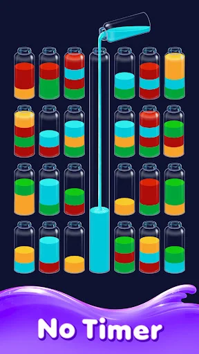 Descargar Water Sort: Color Sorting 3D – Puzzle Relajante APK - Screenshot 4