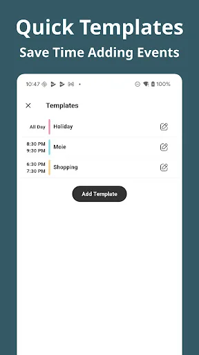 Simple Calendar: Agenda Limpia y Minimalista – Descarga Gratis - Screenshot 3