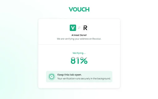 Vouch Verifier: Verificación de identidad segura y privada - Screenshot 2