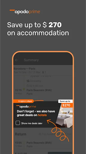 Opodo: Reserva vuelos baratos, hoteles y vacaciones al mejor precio - Screenshot 4
