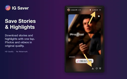 IG Saver 2026: Descargar fotos y videos de Instagram gratis - Screenshot 4