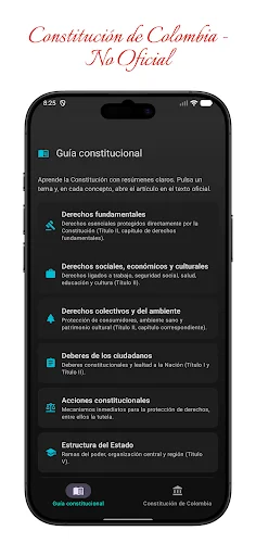 Constitución de Colombia: Acceso rápido a la Ley Fundamental - Screenshot 6