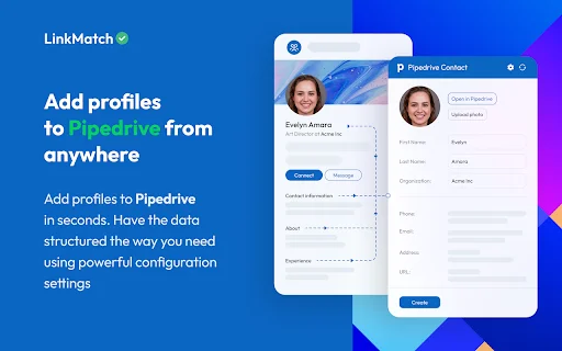 LinkMatch para Pipedrive: Automatiza tus leads y ventas ahora - Screenshot 1