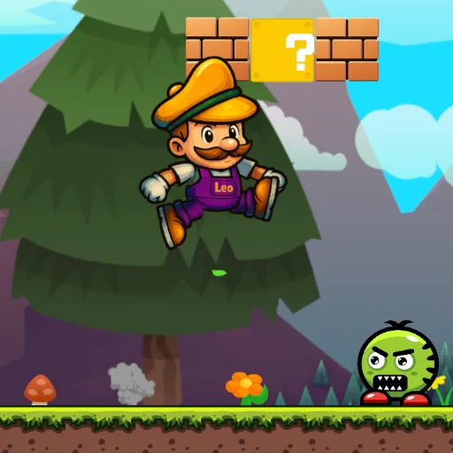 Descargar Super Leo Bros: Jump World – Juego de Plataformas Retro