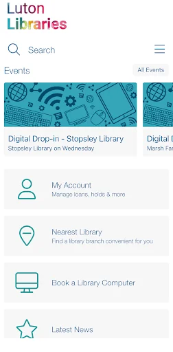 Descargar Luton Libraries APK – Gestión de Libros y Recursos - Screenshot 1