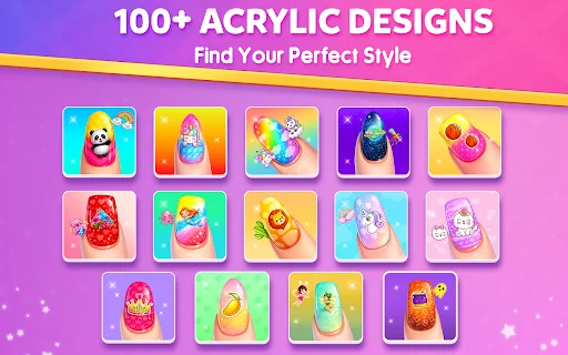 Nail Salon: Makeover Games – Diseño de Uñas Creativo y Divertido - Screenshot 2