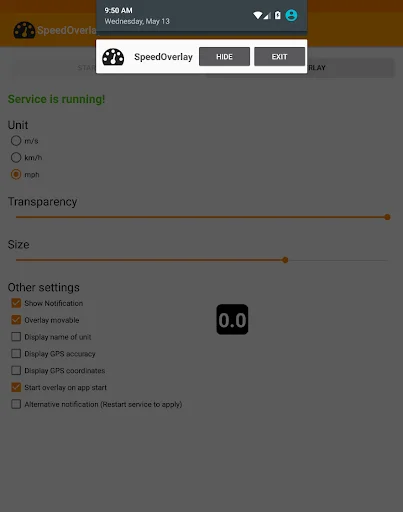 Speed Overlay: Velocímetro GPS Preciso en tu Pantalla – Descarga - Screenshot 11