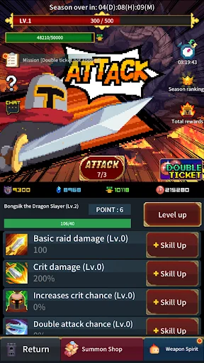 Retro Hero Mr Kim: Idle RPG – Descarga el juego retro adictivo - Screenshot 20