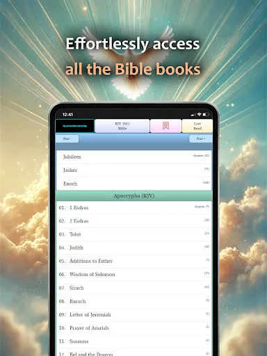 Jubilees, Jasher, Enoch y Biblia KJV – Descarga la App Completa - Screenshot 8
