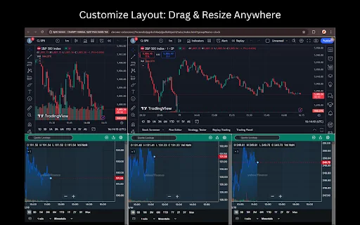Split Screen in Tab: Pantalla Dividida para TradingView y Web - Screenshot 5