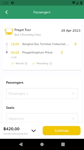 Descarga Prayat Tour: Reserva tus boletos de transporte fácilmente - Screenshot 4
