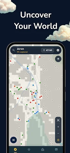 Descarga MapUncover: Explora y Descubre Lugares en tu Mapa - Screenshot 1