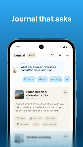 Descargar Tellself: Diario con IA – Analiza tu vida y patrones - Screenshot 2