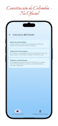 Constitución de Colombia: Acceso rápido a la Ley Fundamental - Screenshot 3