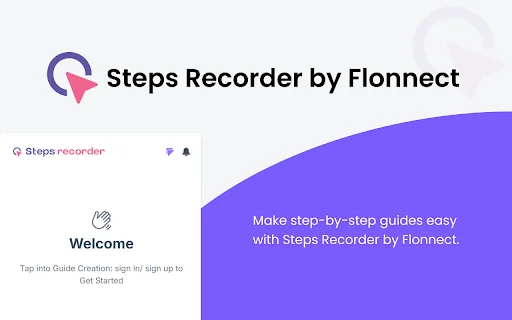 Steps Recorder by Flonnect: Crea Guías Paso a Paso en PDF - Screenshot 1