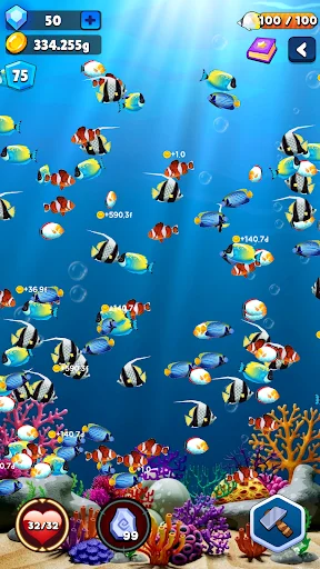 Merge Fish Evolution: Descarga Gratis el Juego de Peces Relajante - Screenshot 5