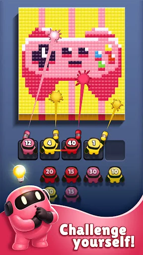 Descarga Pixel Pop! – Crea arte pixelado con disparos de color - Screenshot 5