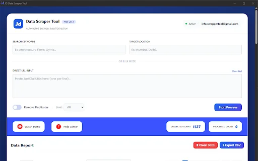 JD Data Scrapper Tool: Extrae datos de JD de forma rápida y fácil - Screenshot 4