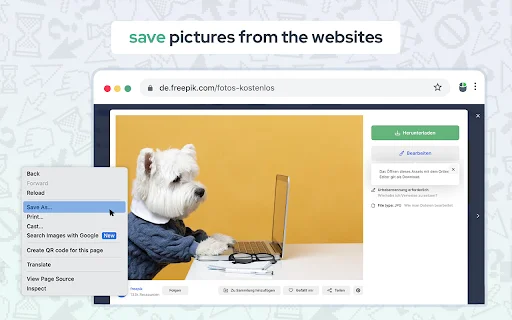 Allow Copy: Habilita el clic derecho y copiar en cualquier sitio web - Screenshot 2