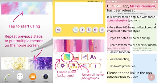 Descargar Sticky Memo Watercolor 2 – Notas Adhesivas Gratis - Screenshot 16