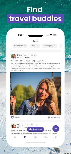 Travel Ladies: Tu Comunidad de Viajes Seguros para Mujeres - Screenshot 3