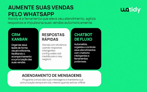 waTidy: CRM para WhatsApp Web | Automatiza tus ventas hoy - Screenshot 1