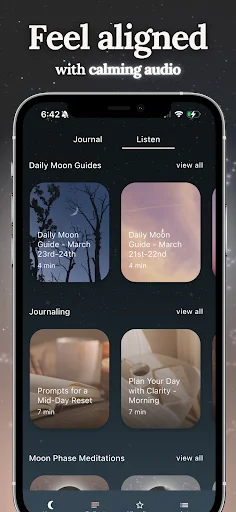 Descarga Luna Focus: Diario Lunar y Crecimiento – Versión 1.9.1 - Screenshot 4