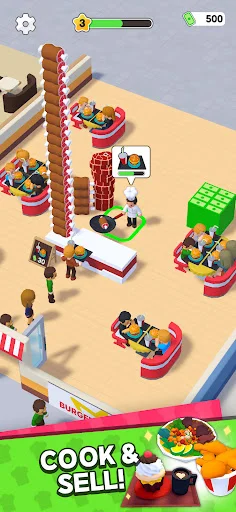 Descargar My Food Street – Gestiona tu restaurante y cocina hoy - Screenshot 4