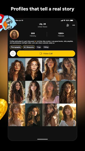 Descargar Lola: Video Chat en Vivo 1v1 – Conoce Gente Real Ahora - Screenshot 13