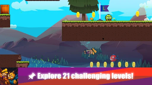Descargar Super Leo Bros: Jump World – Juego de Plataformas Retro - Screenshot 2