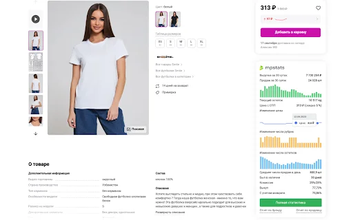 MPSTATS Analytics: Mejora tus ventas en Marketplaces – Extensión - Screenshot 1