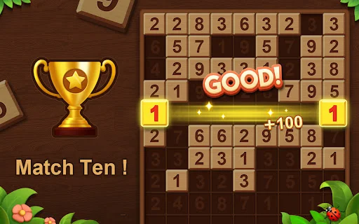 Descarga Number Match 10: Garden Puzzle – El Mejor Juego de Lógica - Screenshot 15