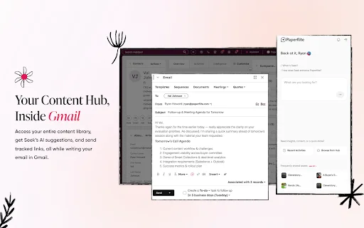 Paperflite: Potencia tus ventas con IA en Chrome | Descarga ya - Screenshot 1