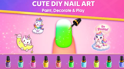 Nail Salon: Makeover Games – Diseño de Uñas Creativo y Divertido - Screenshot 10