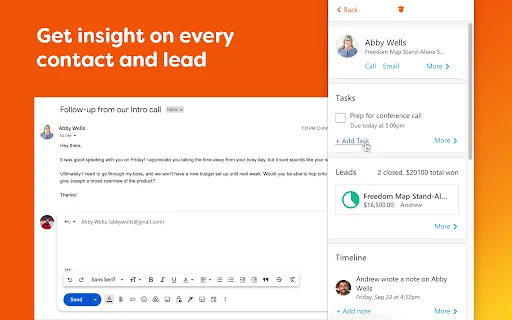 Nutshell CRM para Gmail: Optimiza tus Ventas y Productividad - Screenshot 2