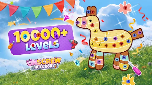 Descarga Unscrew Nuts Sort: Pin Puzzle – El Mejor Juego de Ingenio - Screenshot 7