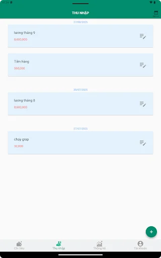 Descarga Thu Chi Gratis: Gestión de Ingresos y Gastos Diarios - Screenshot 10