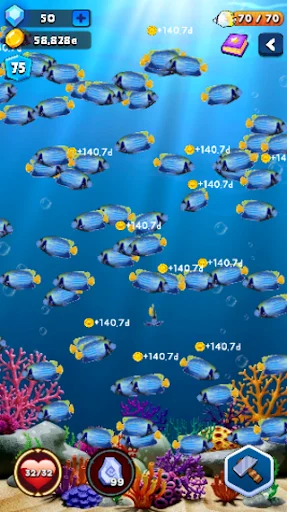 Merge Fish Evolution: Descarga Gratis el Juego de Peces Relajante - Screenshot 8
