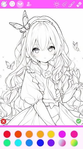 Coloring Book: Draw Princess – Descarga Juegos de Colorear Gratis - Screenshot 21